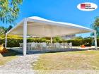 Pavillon 12x12 Überdachung Sonnenschutz Festzelt Terrassenüberdachung Pvc